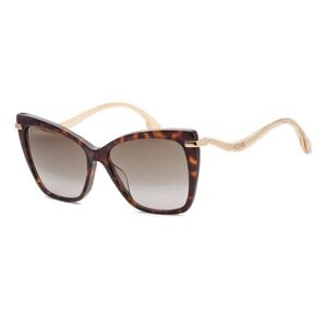 JIMMY‎ CHOO Women's NWT SELBYGS 57mm Sunglasses Tortoise